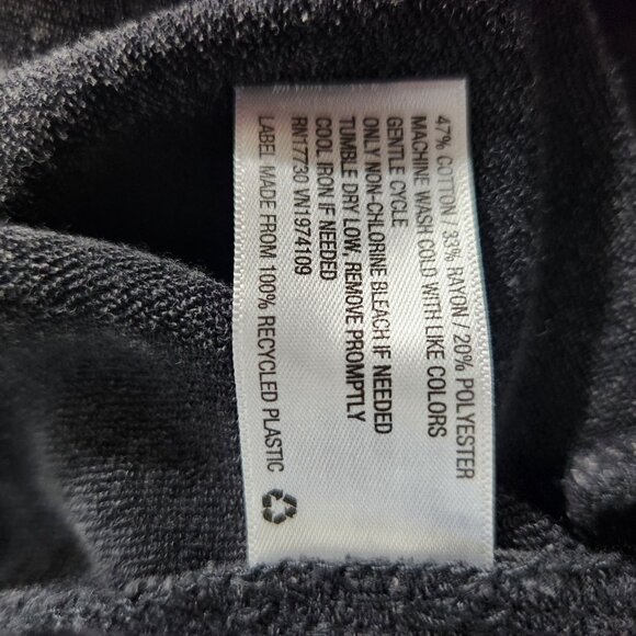 Wild Fable XS Washed Black Tiered Long-Sleeve Mini Dress - Picture 10 of 14